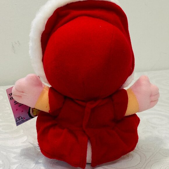 VNTG BABY MISS PIGGY CHRISTMAS Muppet Babies McD's 1988 Plush Red Dress W/Tags - Picture 4 of 7